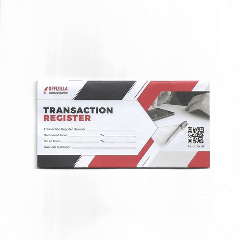 12 سجل فحص لدفتر الشيكات الشخصي مع ورق أكثر سمكًا لا ينزف، 6 × 3 بوصات - سجل دفتر شيكات سهل القراءة ومحمول للسجل الشخصي أو التجاري والودائع والائتمان والحساب المصرفي للتوفير in Kuwait