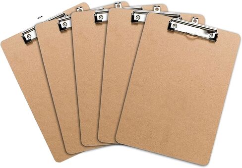 لوحات حافظات مباشرة من Office Solutions مع مشبك منخفض المستوى (مجموعة من 10) - ألواح حافظات خشبية كبيرة الحجم 10 عبوات، حافظة شديدة التحمل، لوحات حافظة كلاسيكية كبيرة الحجم للفصل الدراسي، حافظة مكتب التقويم in Kuwait