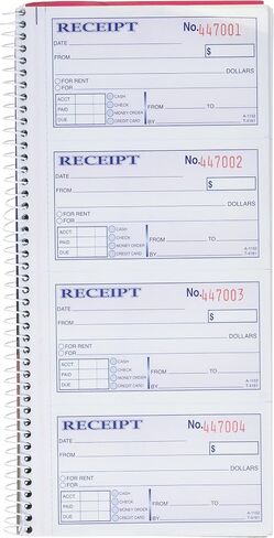 Adams Auto Repair Order Forms, 8.5 x 7.44 Inch, 3-Part, Carbonless, 50-Pack, White and Canary (GT3870) in Saudi Arabia