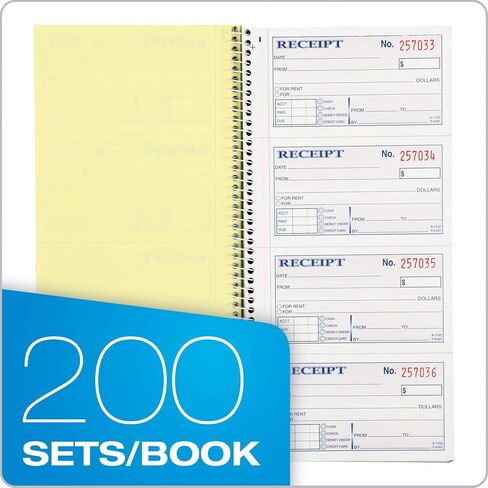 Adams Auto Repair Order Forms, 8.5 x 7.44 Inch, 3-Part, Carbonless, 50-Pack, White and Canary (GT3870) in Saudi Arabia