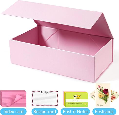 3x5 Index Card Holder Card File Box Organizer, Hold 1200 3x5-Inch Flash Cards 4 Pack Black in Kuwait