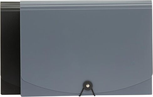 Amazon Basics Expanding Organizer File Folder, Letter Size - Black, 1-Pack in Kuwait