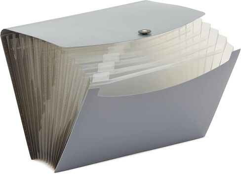 Amazon Basics Expanding Organizer File Folder, Letter Size - Black, 1-Pack in Kuwait