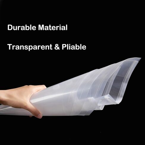 مظاريف بلاستيكية بحجم الحروف من FANWU مع زر وربطة عنق للإغلاق، توسيع 1-1/6 بوصة، تحميل جانبي، مجلدات ملفات بولي شفافة قابلة لإعادة الاستخدام، منظم مستندات ورقية للمشروع للمكتب والمدرسة والمنزل in Kuwait