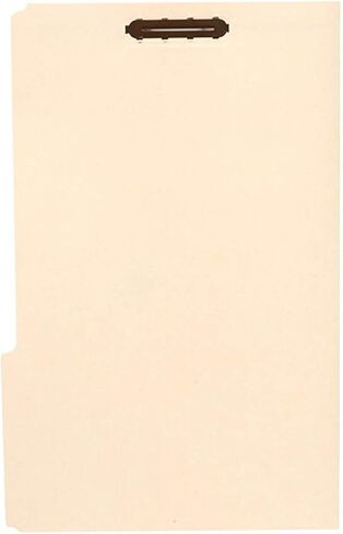 ذا فايل كينغ مجلد ملفات مانيلا مع مثبتات | الحجم القانوني - صندوق من 50 قطعة | 1/3 شريط علوي مقطوع في أوضاع متنوعة | شوكات متينة 2 انش | تنظيم المخططات والسجلات القانونية والاعمال الورقية in Kuwait