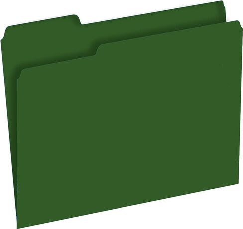 مجلد ملفات مانيلا ذو علامة تبويب علوية 1/3 قطع من The File King - حجم الرسالة | علبة 100 | صنع في أمريكا | مواضع علامات التبويب المتنوعة | 11 نقطة فايبر | تنظيم أوراق المنزل والمكتب in Kuwait
