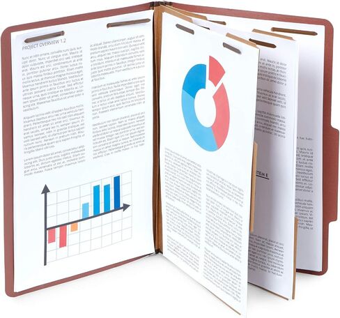 10 Blue Legal Size Classification Folders - 2 Divider 2 Inch Tyvek expansions - Durable 2 Prongs Designed to Organize Standard Law Client Files, Office Reports - Legal Size, 8 3/4 x 14 3/4, 10 Folders in Saudi Arabia