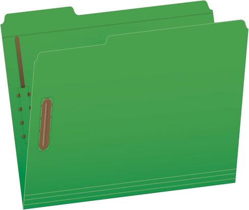 Pendaflex Fastener Folders, 2 Fasteners, Letter Size, Green, 1/3 Cut Tabs in Left, Right, Center Positions, 50 per Box (22140GW) in Saudi Arabia