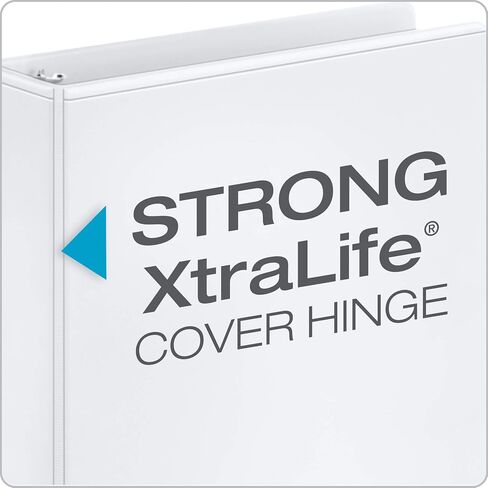 Cardinal 1.5 Inch 3 Ring Binder, D Ring, White, 4 Pack, Holds 375 Sheets (29400) in Saudi Arabia