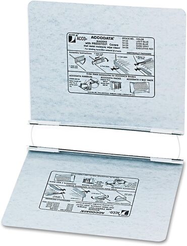 ACCO Pressboard Hanging Data Binder, 8.5 x 11 Unburst Sheets, Dark Blue (54123) in Kuwait