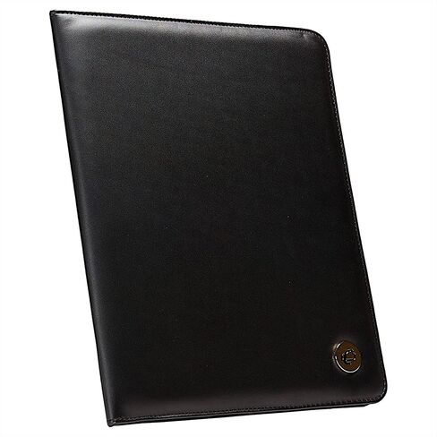 Case-it Executive Zippered Padfolio with Removable 3-Ring Binder and Letter Size Writing Pad, Black (PAD-40) in Saudi Arabia