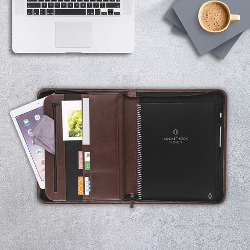 حزمة Samsill Professional Padfolio، تتضمن حافظة قابلة للإزالة، حلقة دائرية مقاس 0.5 بوصة مع إغلاق آمن بسحاب وحافظة للكمبيوتر اللوحي مقاس 10.1 بوصة، أسود، حجم كامل (70829) in Saudi Arabia