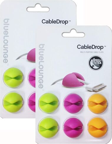 Bluelounge CableDrop Mini, 9pcs - Ombre Blue in Kuwait