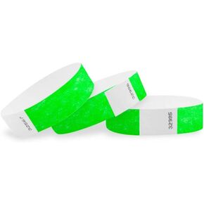 أساور المعصم من شركةristCo Neon Green Tyvek للمناسبات - عدد 500 ¾ بوصة × 10 بوصة - أساور ورقية مقاومة للماء وقابلة لإعادة التدوير ومريحة ومقاومة للتمزق، أساور معصم للحفلات الموسيقية والمهرجانات وجولات الحفلات in Kuwait