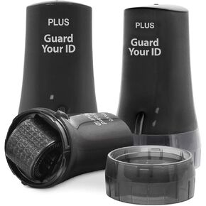 The Original Guard Your ID Advanced 2.0 Roller لحماية سرقة الهوية، ختم أمان سري (عبوة عادية من 3 قطع، ألوان مختلطة: تركواز، أخضر، أبيض) in Kuwait
