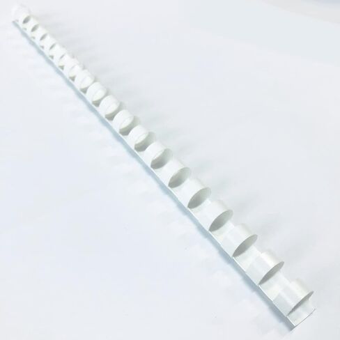 HOUYEE 1/2 Inch Plastic Binding Comb 19 Ring, 90 Sheet Capacity, Letter Size Black Comb Binding Spines (100 Pack) in Saudi Arabia