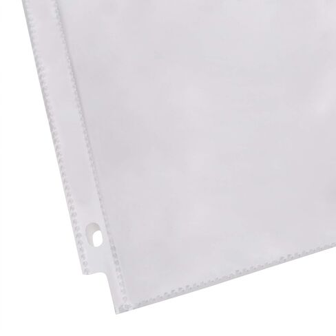 Amazon Basics Clear Sheet Protectors for 3 Ring Binder, 8.5 x 11 Inch,Polypropylene, 100-Pack in Saudi Arabia