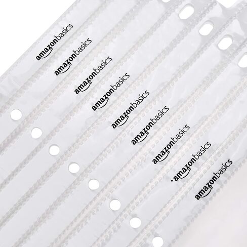 Amazon Basics Clear Sheet Protectors for 3 Ring Binder, 8.5 x 11 Inch,Polypropylene, 100-Pack in Saudi Arabia