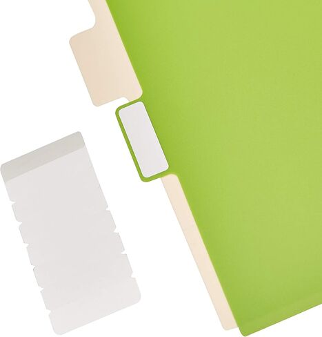 Amazon Basics 3-Ring Binder Plastic Divider Set, 3-Hole Punched Letter-Size 8-Tab Dividers - 6-Pack, Multicolor in Kuwait