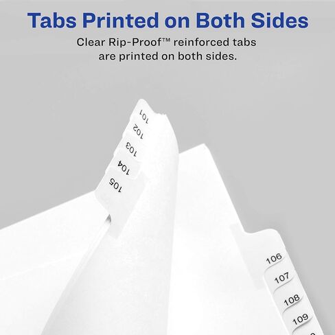 Avery 1-25 Legal Exhibit Dividers for 3 Ring Binders, 25-Tab Sets, Allstate Style, 20 Binder Divider Sets (01701) in Kuwait