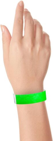 Wristco Tyvek Wristbands for Events - Comfortable Tear Resistant Paper Bracelets ID Wrist Bands for Concerts Festivals Admission Party Identification in Kuwait