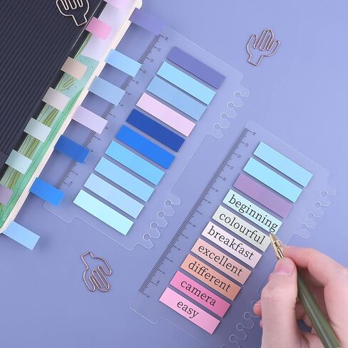 Antner 1200 قطعة علامات تبويب مؤشر لزجة علامات الصفحة علامات تبويب الكتب الملونة ملاحظات لاصقة صفحة أعلام علامات التبويب مؤشر علامات التبويب ملصقات التسمية in Kuwait
