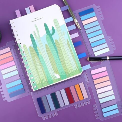 Antner 1200 قطعة علامات تبويب مؤشر لزجة علامات الصفحة علامات تبويب الكتب الملونة ملاحظات لاصقة صفحة أعلام علامات التبويب مؤشر علامات التبويب ملصقات التسمية in Kuwait