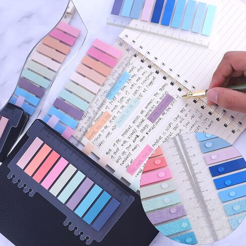 Antner 1200 قطعة علامات تبويب مؤشر لزجة علامات الصفحة علامات تبويب الكتب الملونة ملاحظات لاصقة صفحة أعلام علامات التبويب مؤشر علامات التبويب ملصقات التسمية in Kuwait