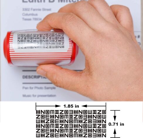 Guard Your ID Identity Protection Security Stamp Refill 2 Pack - Stamp Surface - Made only for Leporem Address Cover Stamp in Saudi Arabia