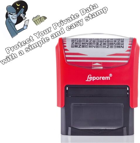 Guard Your ID Identity Protection Security Stamp Refill 2 Pack - Stamp Surface - Made only for Leporem Address Cover Stamp in Saudi Arabia