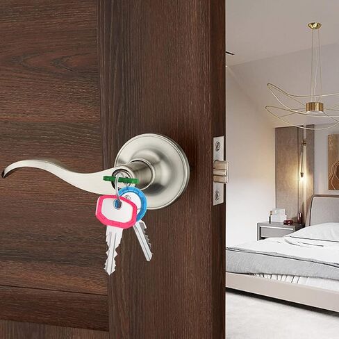 أغطية مفاتيح InterUS أغطية العلامات، 30 قطعة، حلقات غطاء مفتاح كم حلقات تحديد المفاتيح ومعرف الهوية بنظام الترميز المثالي لتحديد مفتاحك بـ 10 ألوان مختلفة in Kuwait