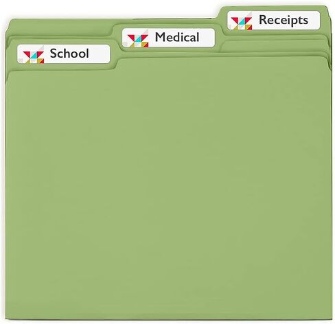 Avery 8366 Permanent Filing Labels, 1/3 Cut, 750/Pk, White in Saudi Arabia