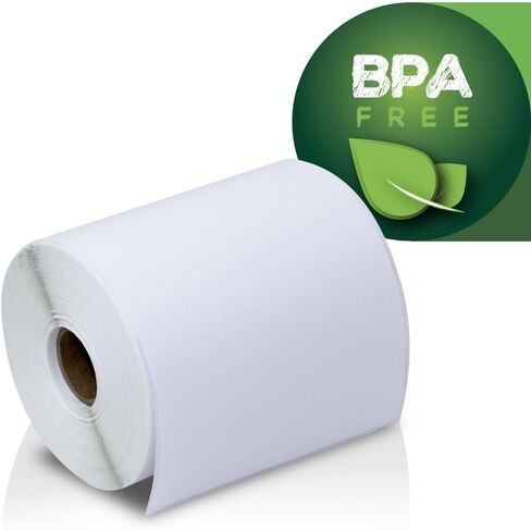 OfficeSmartLabels - ملصقات شحن بريدية عبر الإنترنت مقاس 4 × 6 بوصة 4XL، متوافقة مع 1744907 (6 لفات - 220 ملصقًا لكل لفة) in Kuwait