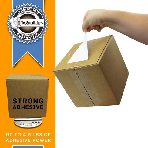 OfficeSmartLabels - ملصقات شحن بريدية عبر الإنترنت مقاس 4 × 6 بوصة 4XL، متوافقة مع 1744907 (6 لفات - 220 ملصقًا لكل لفة) in Kuwait