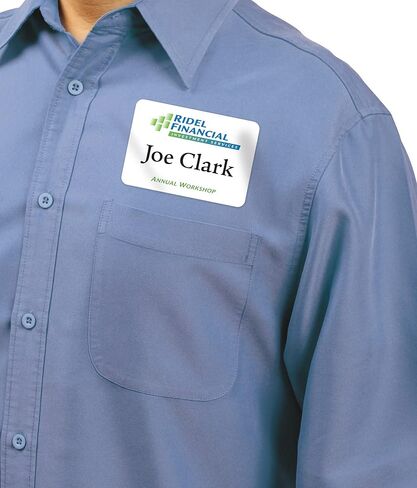Avery Flexible Name Tag Stickers, White Rectangle Labels, 400 Removable Name Badges, 2-1/3" x 3-3/8" (5395) in Kuwait