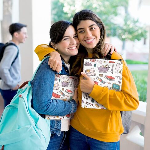 Book Sleeve Book Covers Book Protector Floral Printed with Zipper Washable Fabric for Teen Adult Book Lover Teacher Student(Medium,11 X 8.7 Inch) in Saudi Arabia