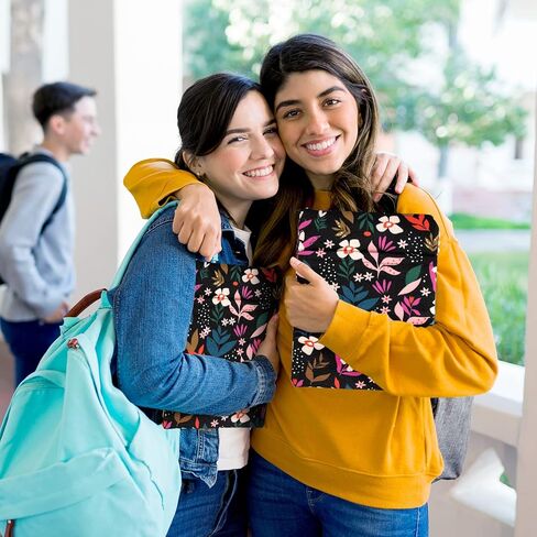 Book Sleeve Book Covers Book Protector Floral Printed with Zipper Washable Fabric for Teen Adult Book Lover Teacher Student(Medium,11 X 8.7 Inch) in Kuwait