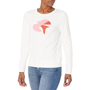Amazon Essentials Women's Classic-Fit Long-Sleeve Graphic Crewneck Sweatshirt in Kuwait