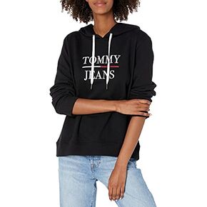 سويت شيرت بغطاء رأس برسوم جرافيك للنساء من Tommy Hilfiger in Saudi Arabia