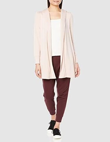 Amazon Brand - Daily Ritual Women's Supersoft Terry Hooded Open Oversized Sweatshirt in Kuwait