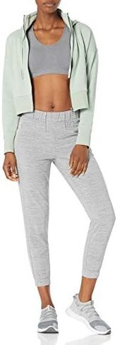 Core 10 Women's Super Soft Fleece Cropped Length Zip-Up Hoodie Sweatshirt in Saudi Arabia