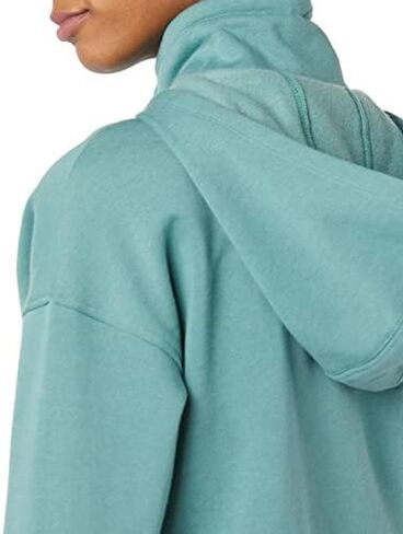 Core 10 Women's Super Soft Fleece Cropped Length Zip-Up Hoodie Sweatshirt in Saudi Arabia