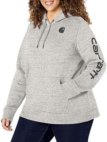 Carhartt Women's Clarksburg Graphic Sleeve Pullover Sweatshirt (Regular and Plus Sizes) in Saudi Arabia