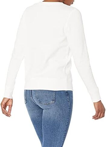 Amazon Essentials Women's Classic-Fit Long-Sleeve Graphic Crewneck Sweatshirt in Kuwait