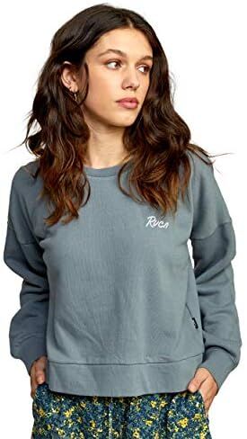 بلوفر نسائي من RVCA مصنوع من الصوف ذو رقبة دائرية in Kuwait