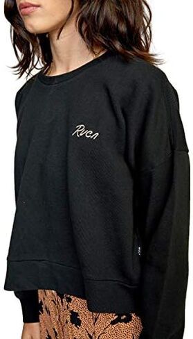 بلوفر نسائي من RVCA مصنوع من الصوف ذو رقبة دائرية in Kuwait