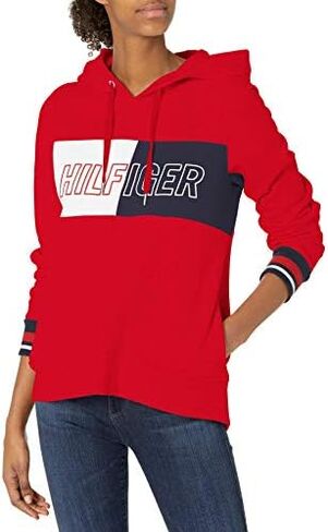 Tommy Hilfiger Women's Logo Hoodie in Kuwait
