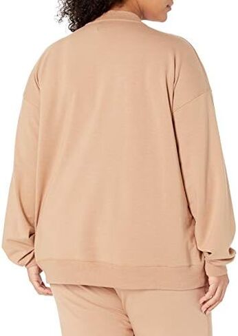 The Drop Women's Margot Loose Long Sleeve Crewneck Drop Shoulder Sweatshirt in Saudi Arabia