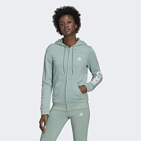 adidas womens Essentials Logo Full-zip Hoodie in Kuwait