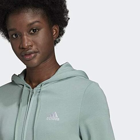 adidas womens Essentials Logo Full-zip Hoodie in Kuwait